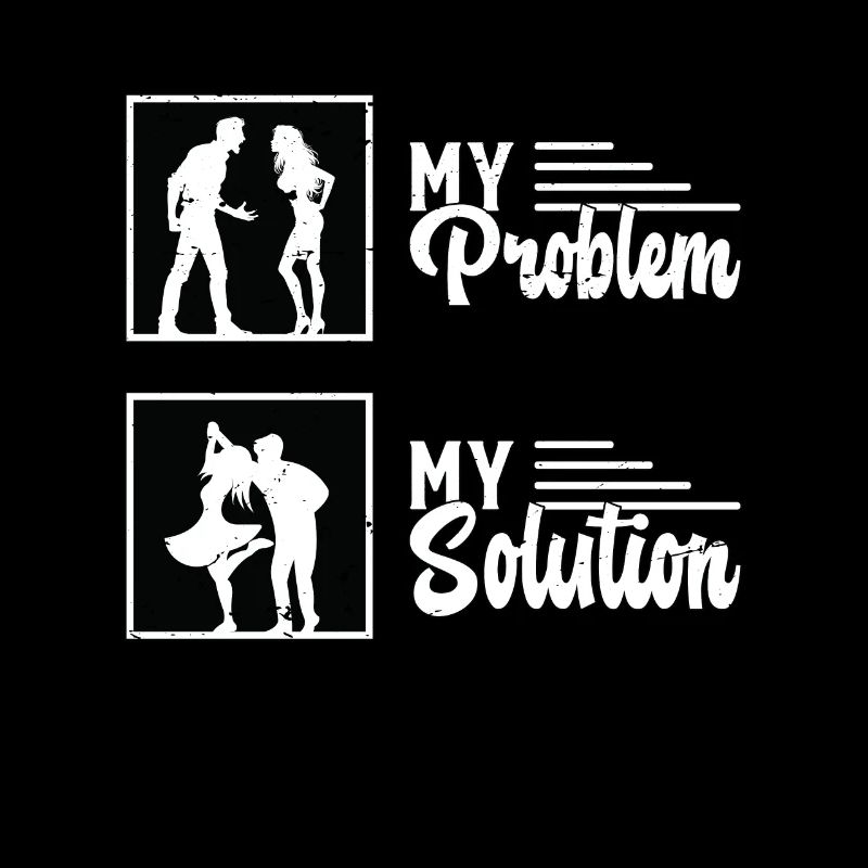 Swing Dancer My Problem My Solution Pictogram Mom