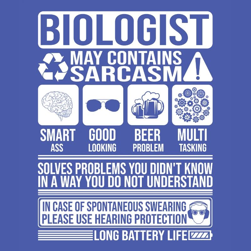 Biologe Sarkasmus lustig Geschenk Biologe
