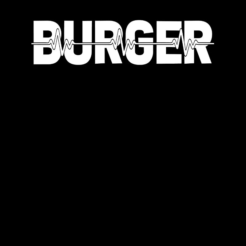 Burger Hamburger Ekg Heartbeat