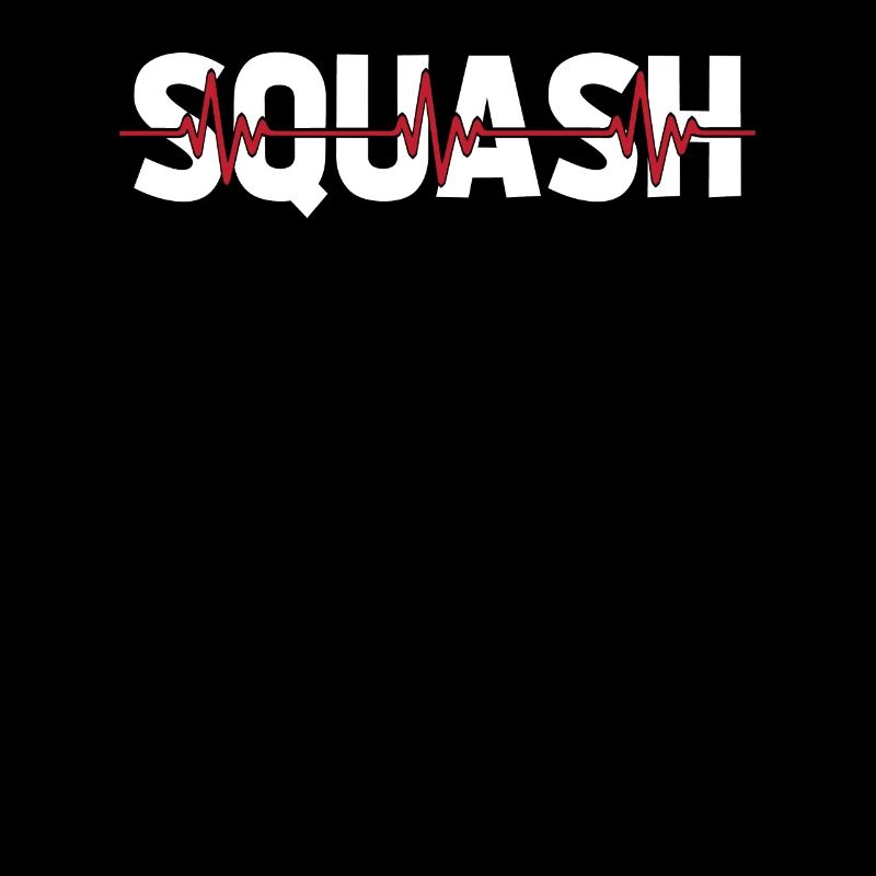 Rythme cardiaque de l’ECG de squash
