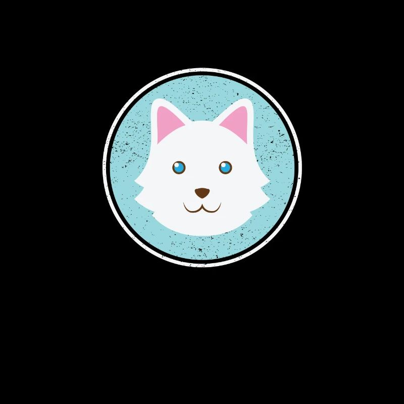 chien mignon avec une fourrure blanche
