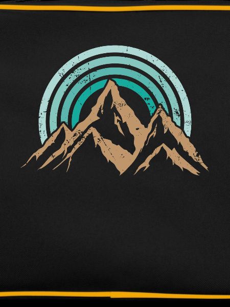 Hiking Mountains Retro Style