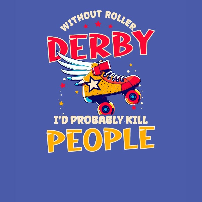 Roller Derby ohne Roller Derby Menschen