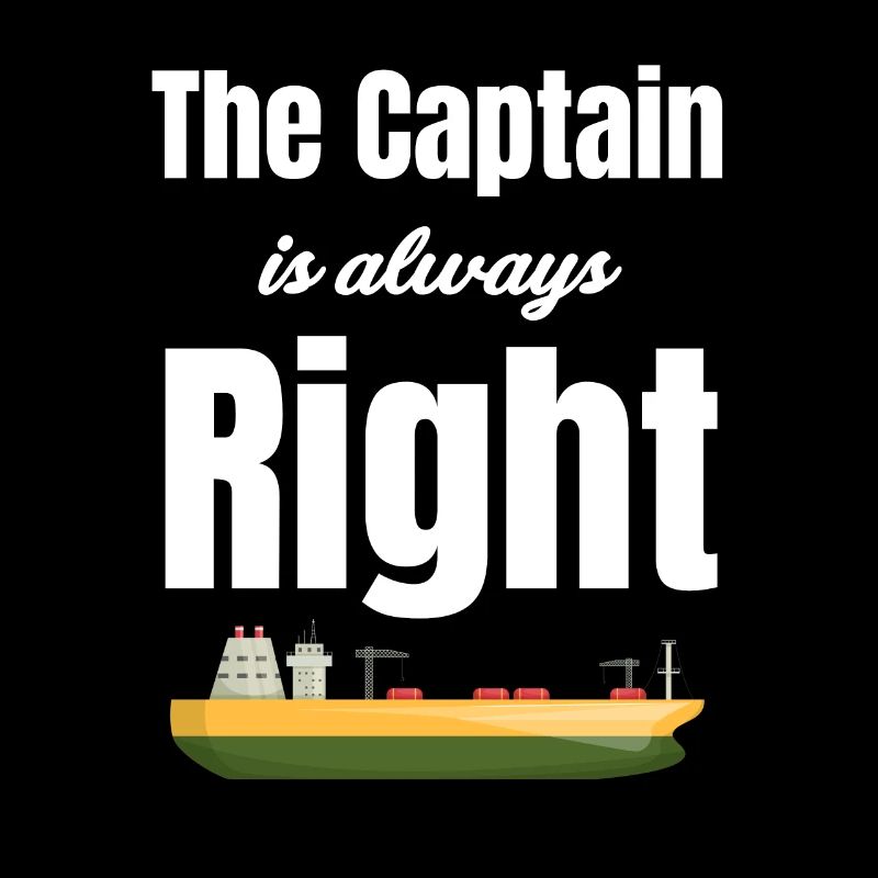Le capitaine a toujours raison. Croisière en bateau,