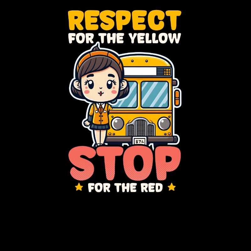 Bus Driver Respect For Yellow Stop Red