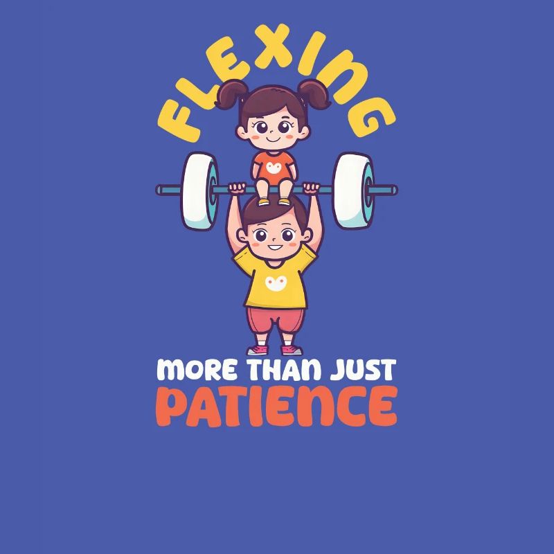 Bodybuilding Mom Flexing More Than Just Patience