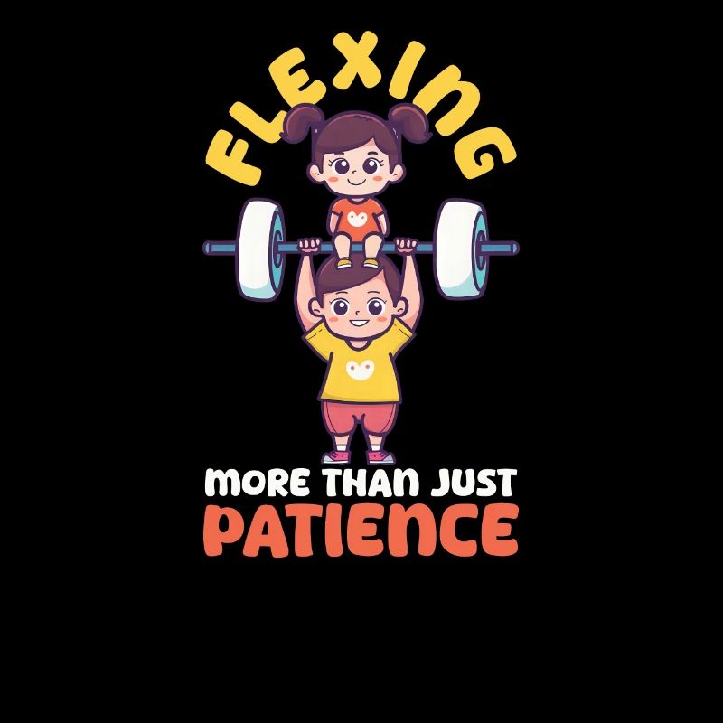 Bodybuilding Mom Flexing More Than Just Patience