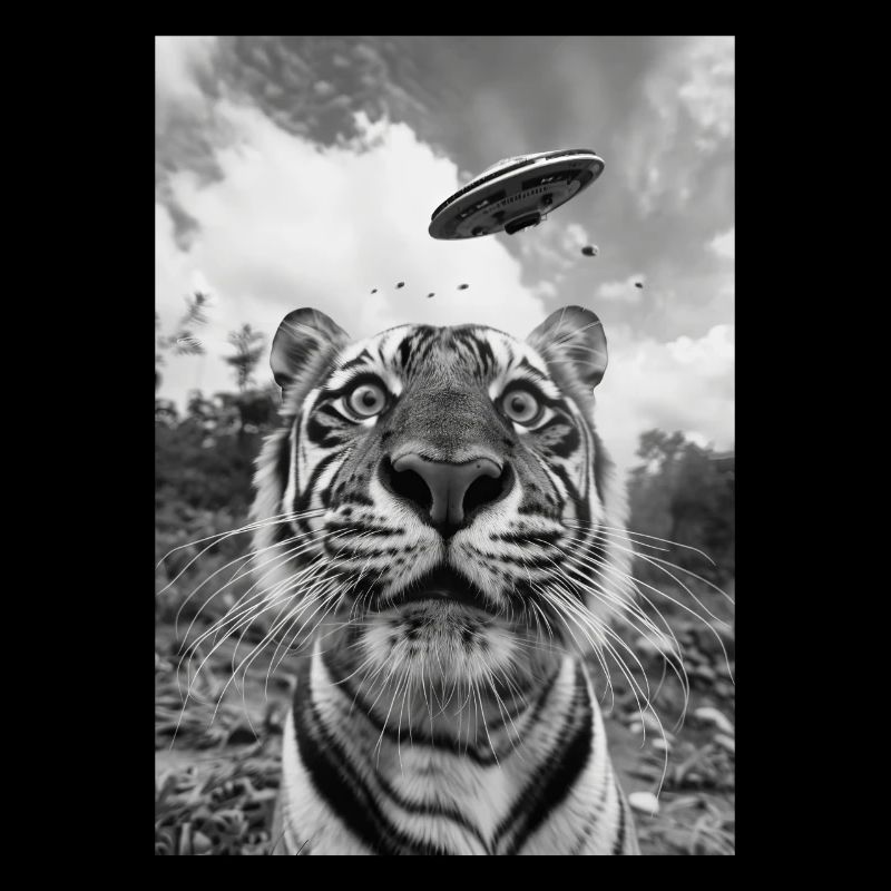 Ufo Selfie Tiger