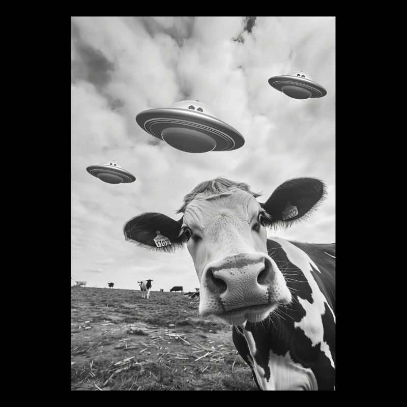 UFO Selfie Cow