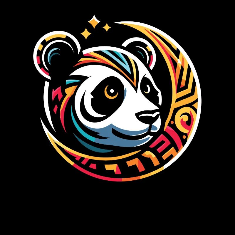 Panda géant Panda Ours Panda Phases de lune