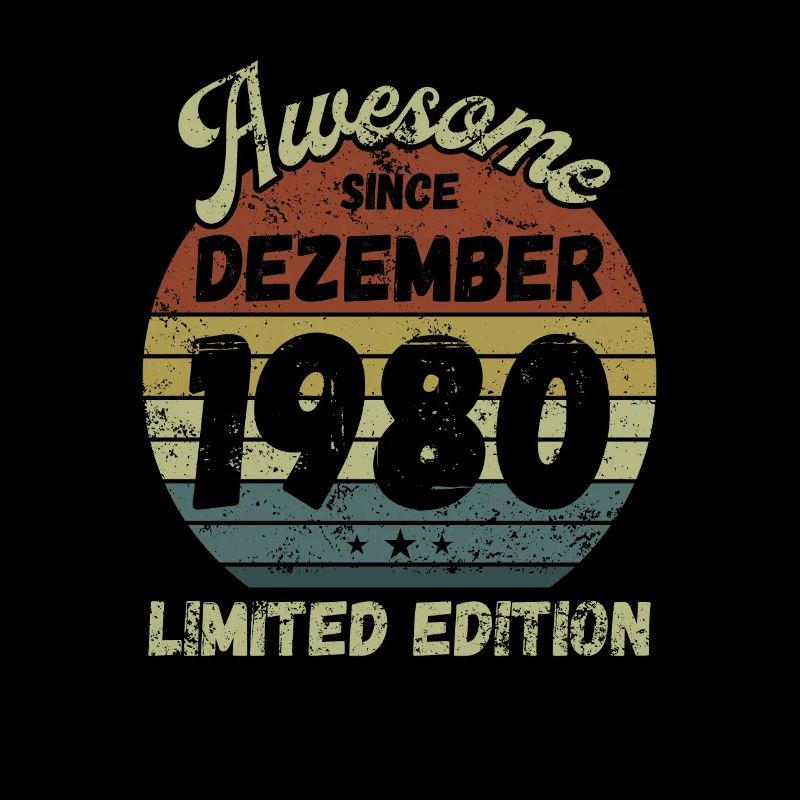 Awesome since December 1980 - Geburtstag