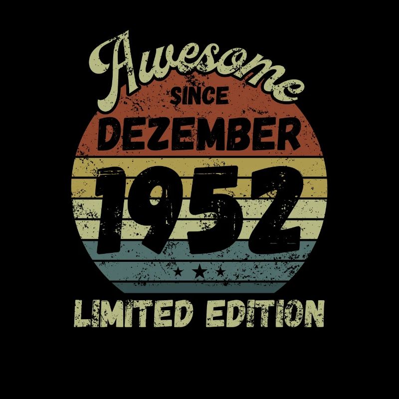 Awesome since December 1952 - Birthday