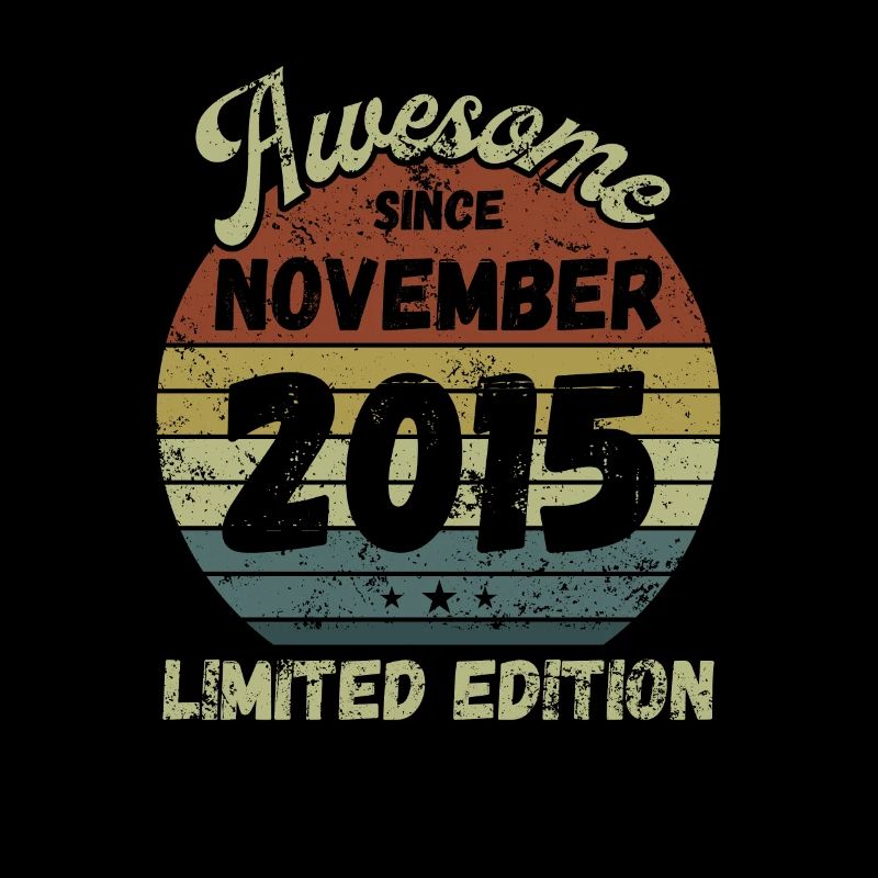 Awesome since November 2015 - Geburtstag