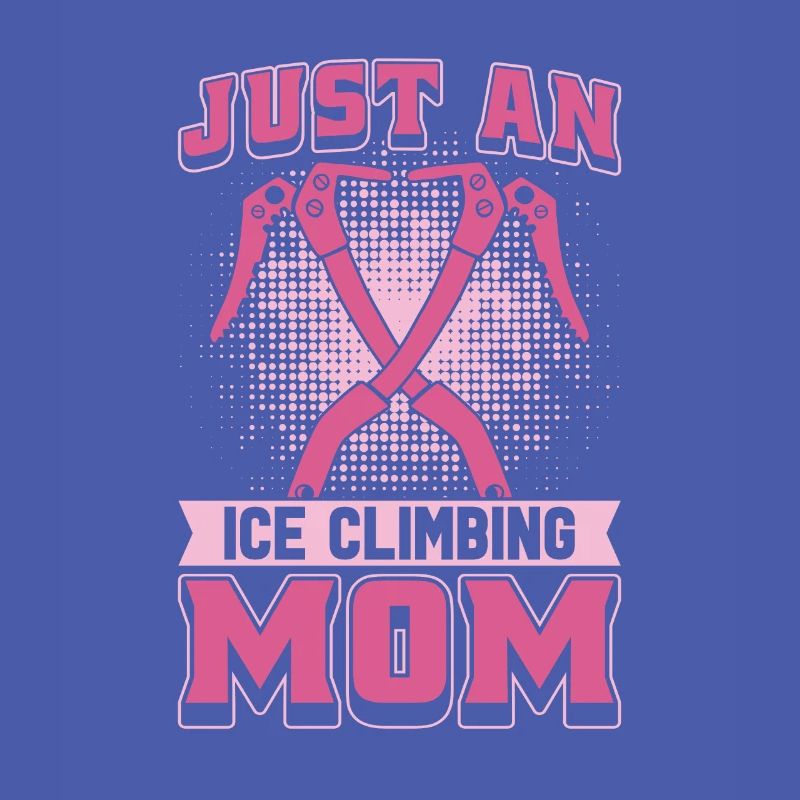 Eisklettern Mutter juste une maman grimpeuse sur glace