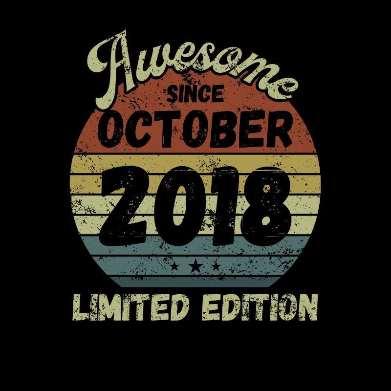 Awesome since October 2018 - Geburtstag