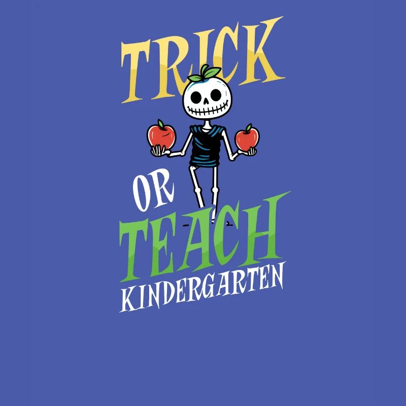Kindergärtnerin Trick Oder Teach Skeleton