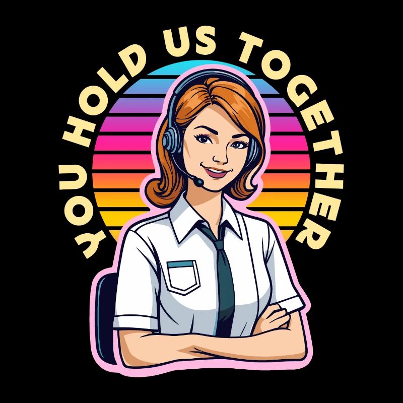 Receptionist You Hold Us Together Office Worker