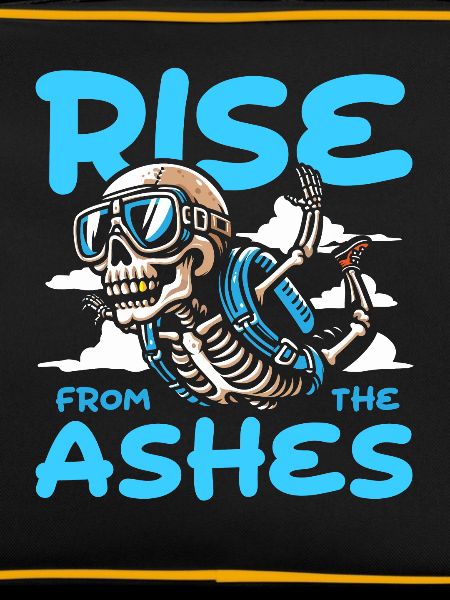 Parachutist Skydiving Skeleton