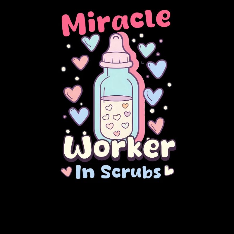 L&D Nurse Miracle Worker In Scrubs