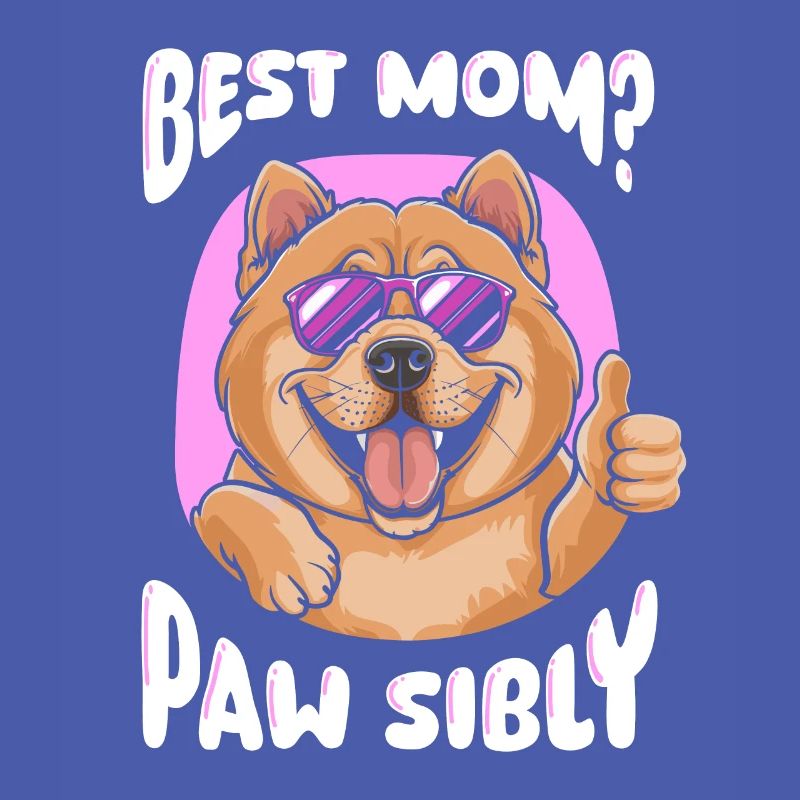 Chow Chow Mutter Meilleure maman Pawsibly