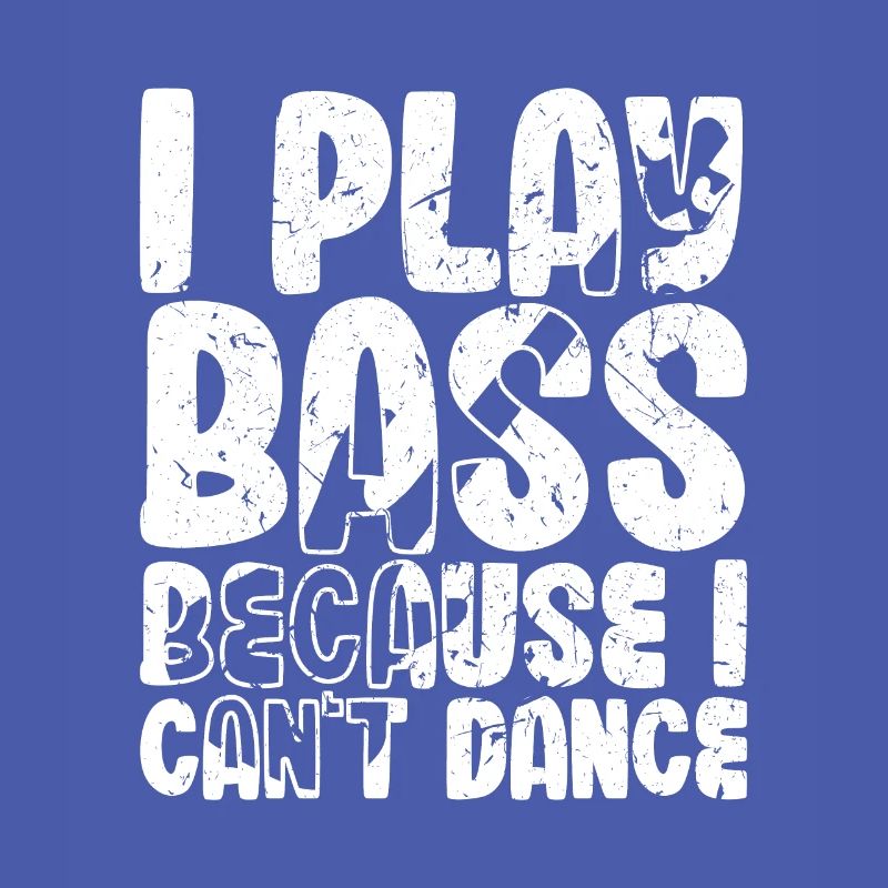 Je joue de la basse parce que je ne sais pas danser