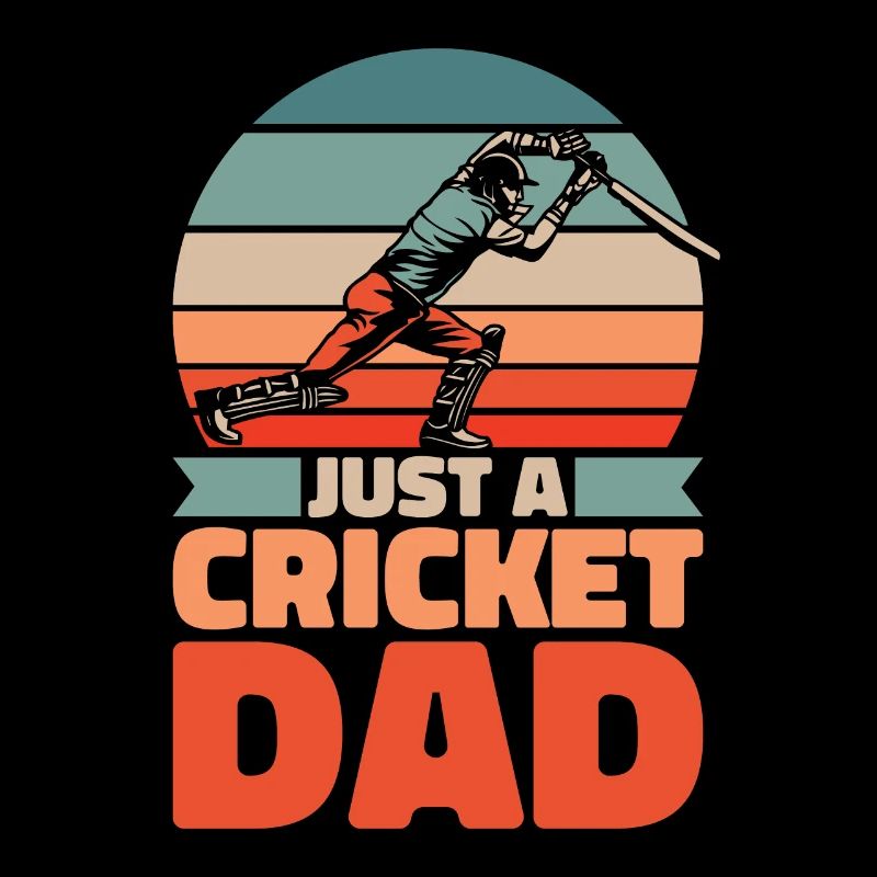 Père de cricket juste un papa de cricket