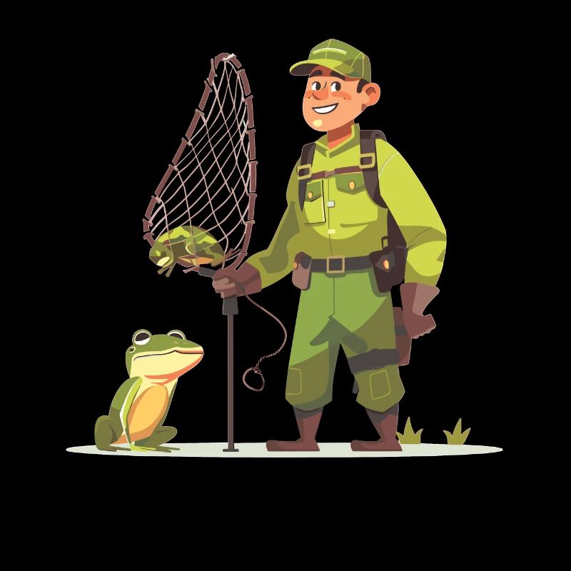 Frogs Catch Frog Hunter Frog Catcher