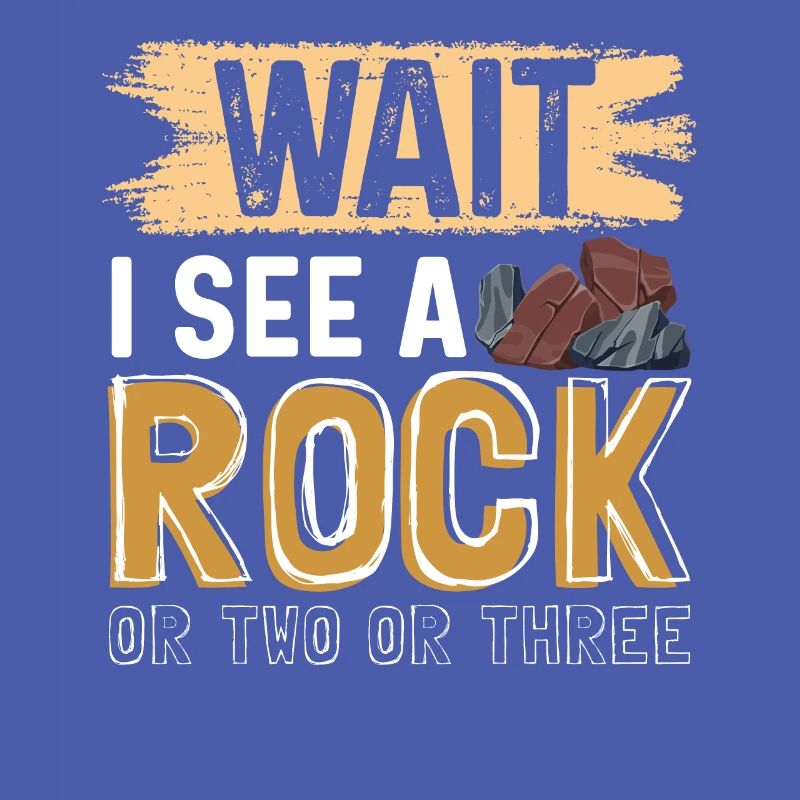 Warte, ich sehe einen Stein oder zwei oder drei