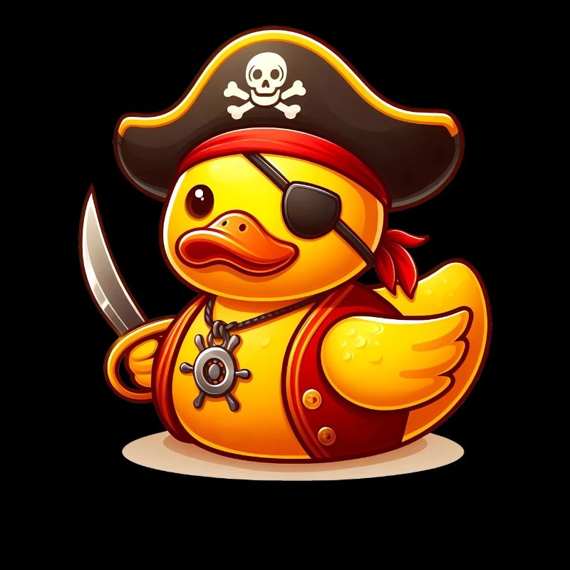 Pirate Duck, Yellow Rubber Duck & Rubber Duck