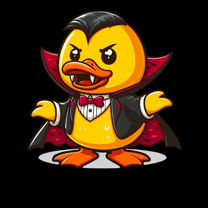 Vampire Duck, Yellow Rubber Duck & Rubber Duck