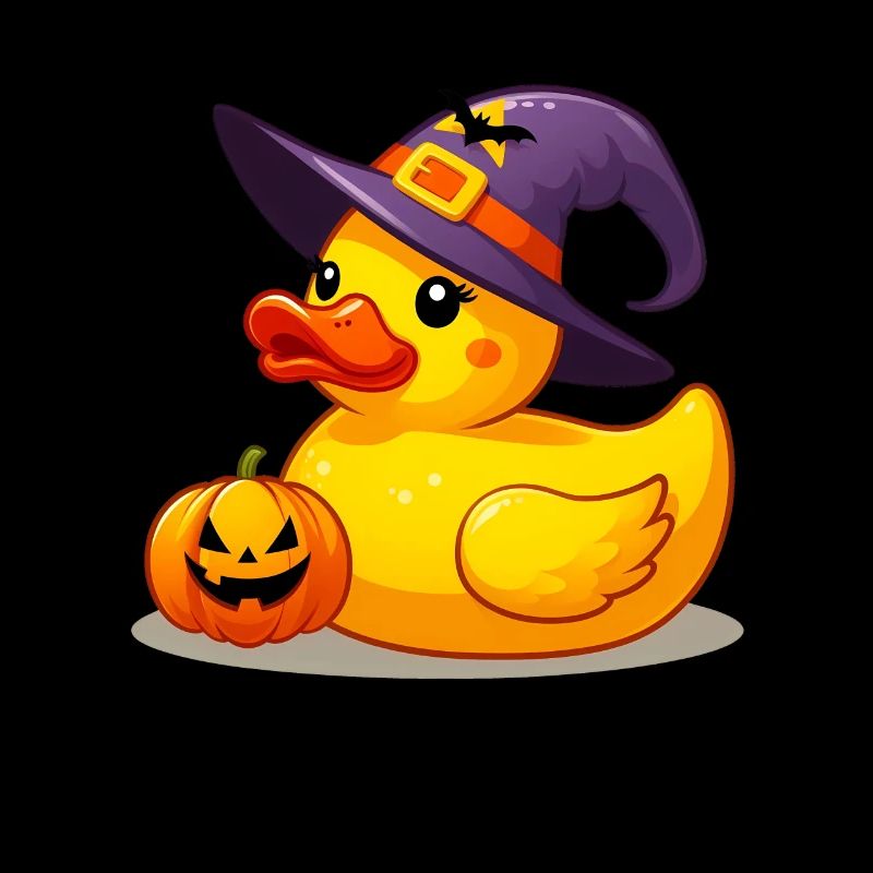 Witch Duck, Yellow Rubber Duck & Rubber Duck