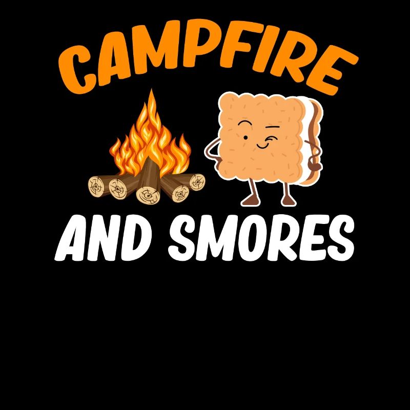 Campfire And Smores Glamping Trailer Backpacking