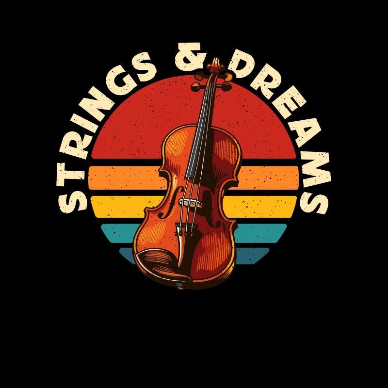 Fiddle Strings & Dreams Musical Instrument Lover