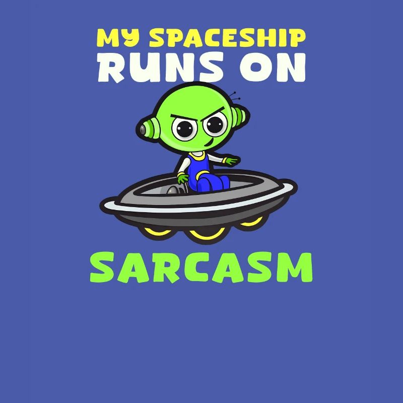 Alien Abduction Spaceship Runs On Sarcasm