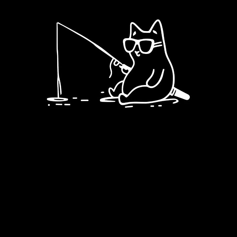 Chat avec des lunettes de soleil pêche