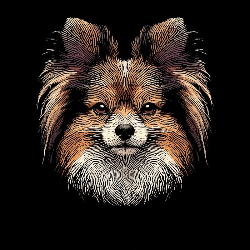 Empreinte digitale Papillon