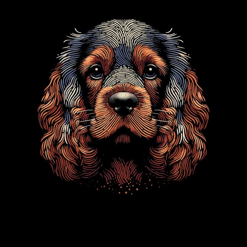 Cocker Spaniel Fingerabdruck