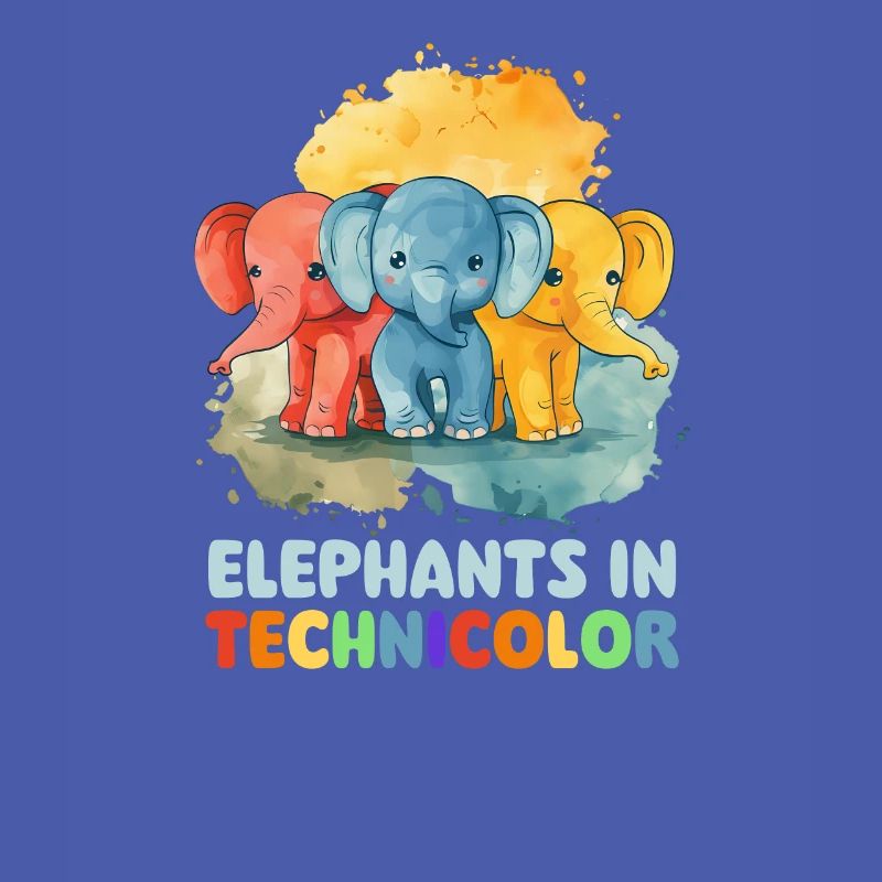 Éléphant Eléphant En Technicolor