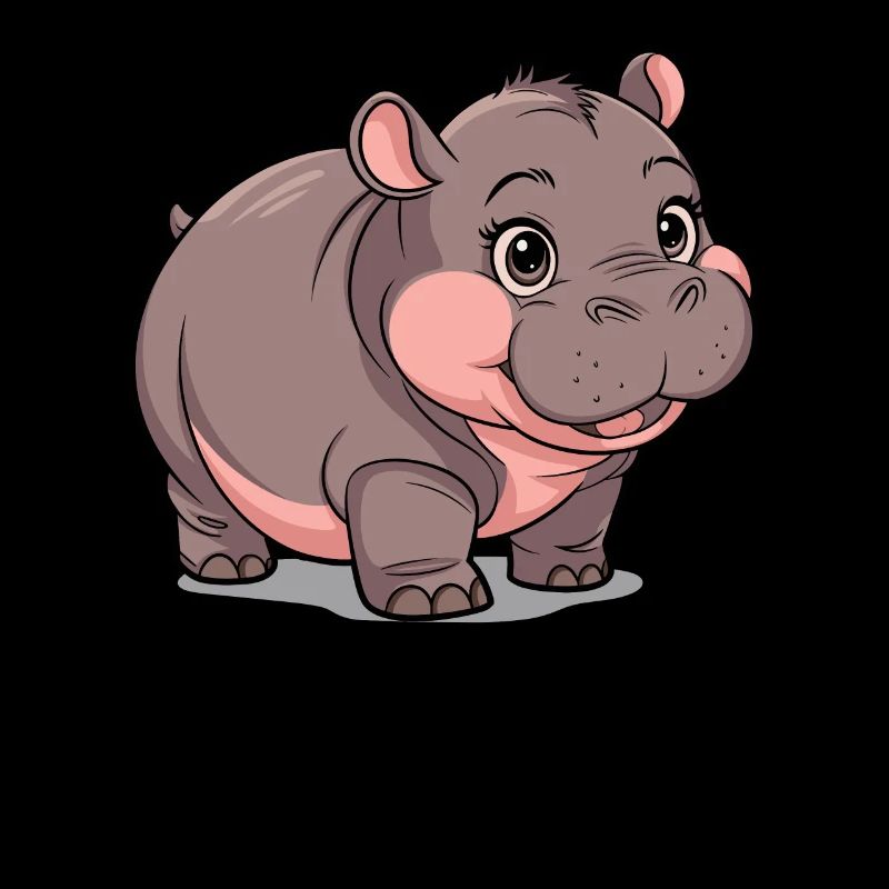 Moo Deng Nilpferd Hippo