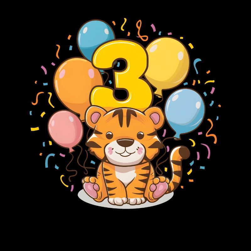 3. Geburtstag Tiger Kindergeburtstag