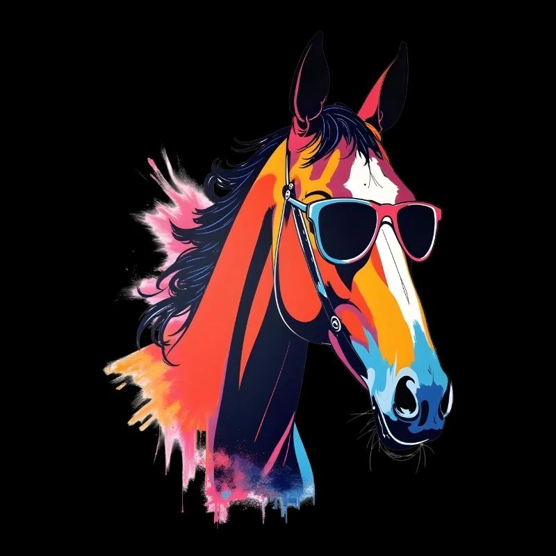 Pferd Kunst Kunstwerk Pop Art Pferde