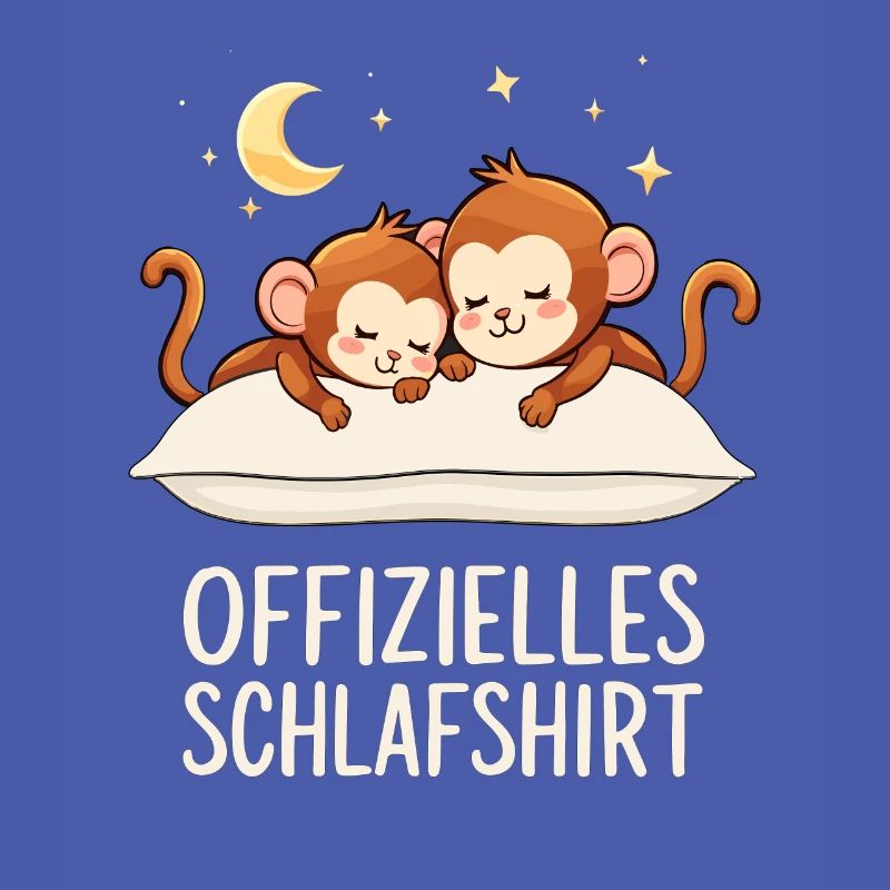 Official Sleep Shirt Monkey Monkey Pair