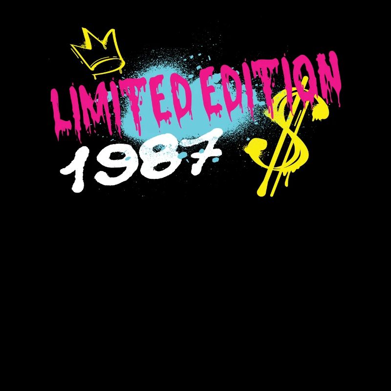 Edition Limitée 1987 Anniversaire Né 1987