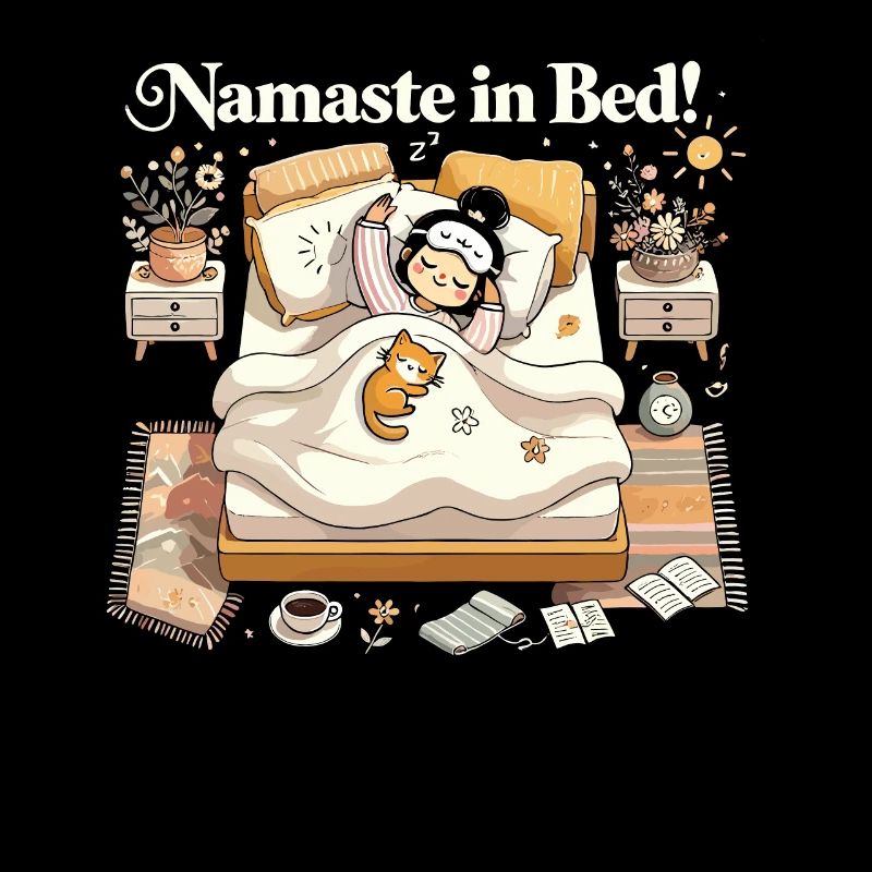 Namaste im Bett