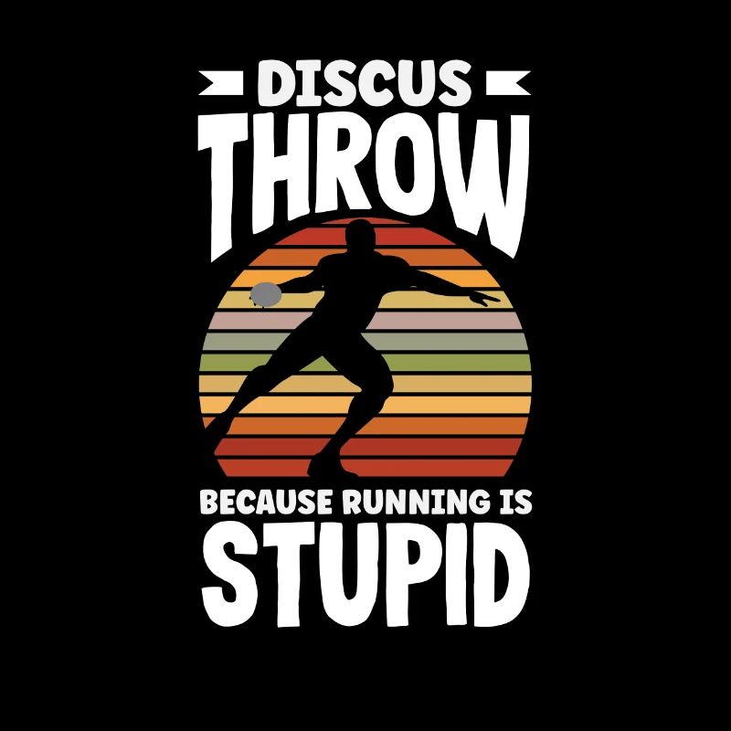 Diskus Diskuswurf Leichtathlet Sportler Geschenk