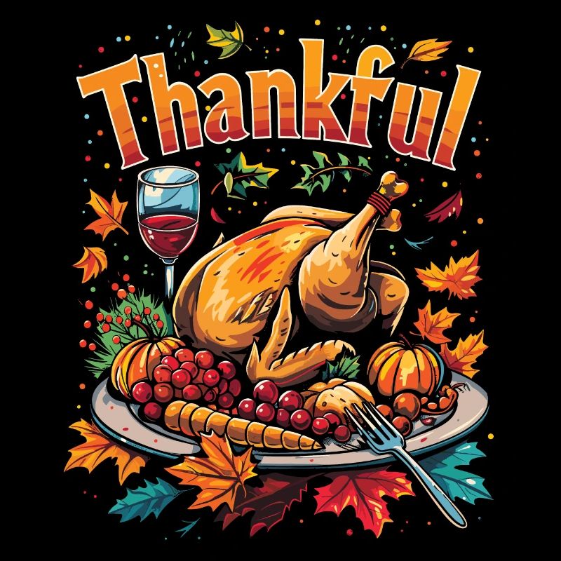 Grateful Gobble Wobble Thanksgiving