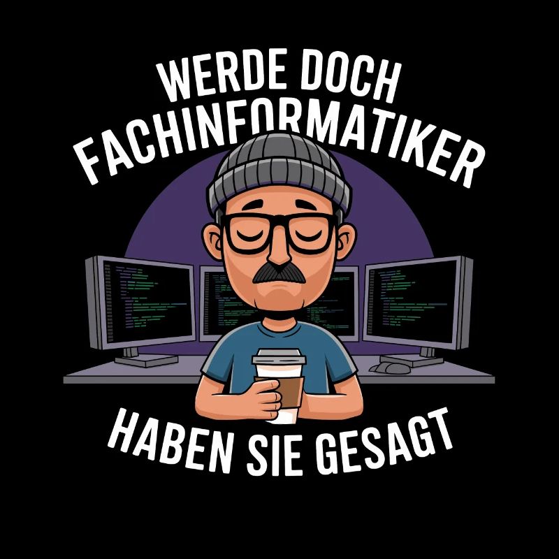 Werde Doch Fachinformatiker Lustiges IT Nerd