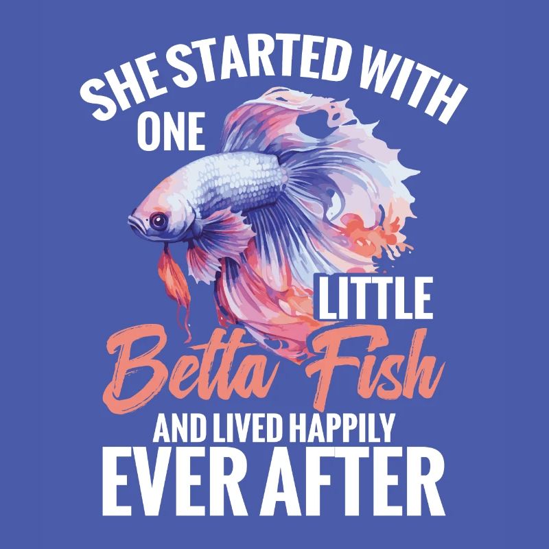 Elle a commencé avec un petit poisson betta et a vécu