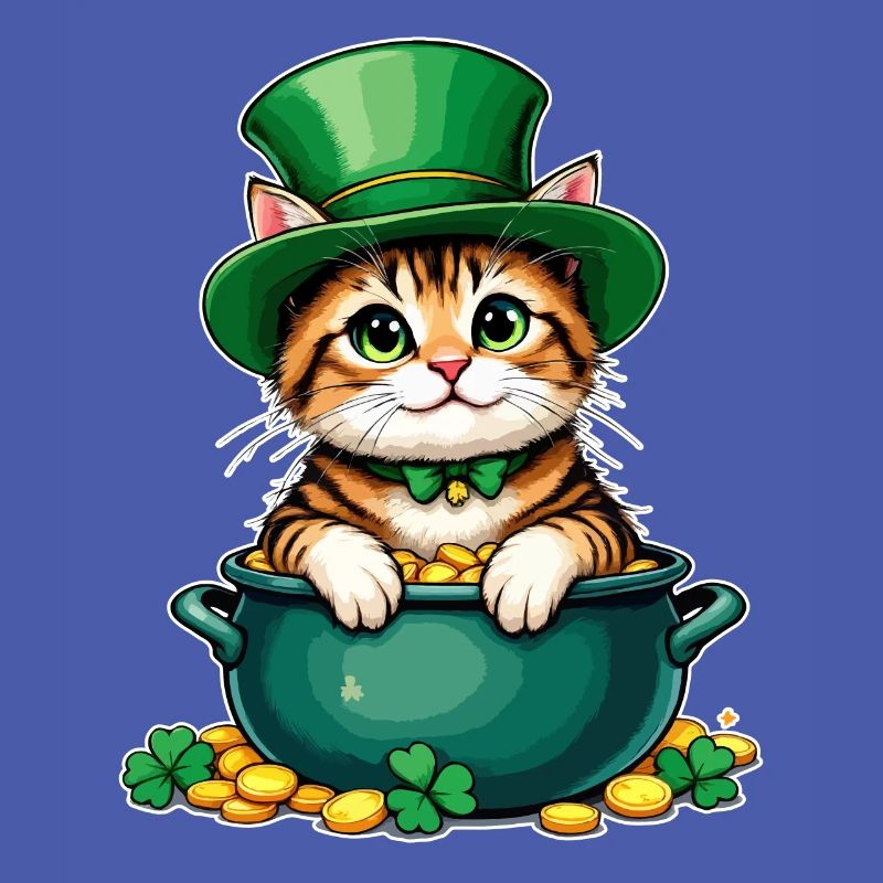 Chat Tenue de la Saint-Patrick Chats