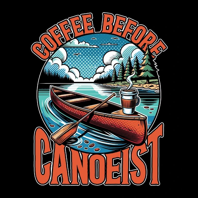 Canoeing Coffee Before Rower Coffee Lover Canoeist